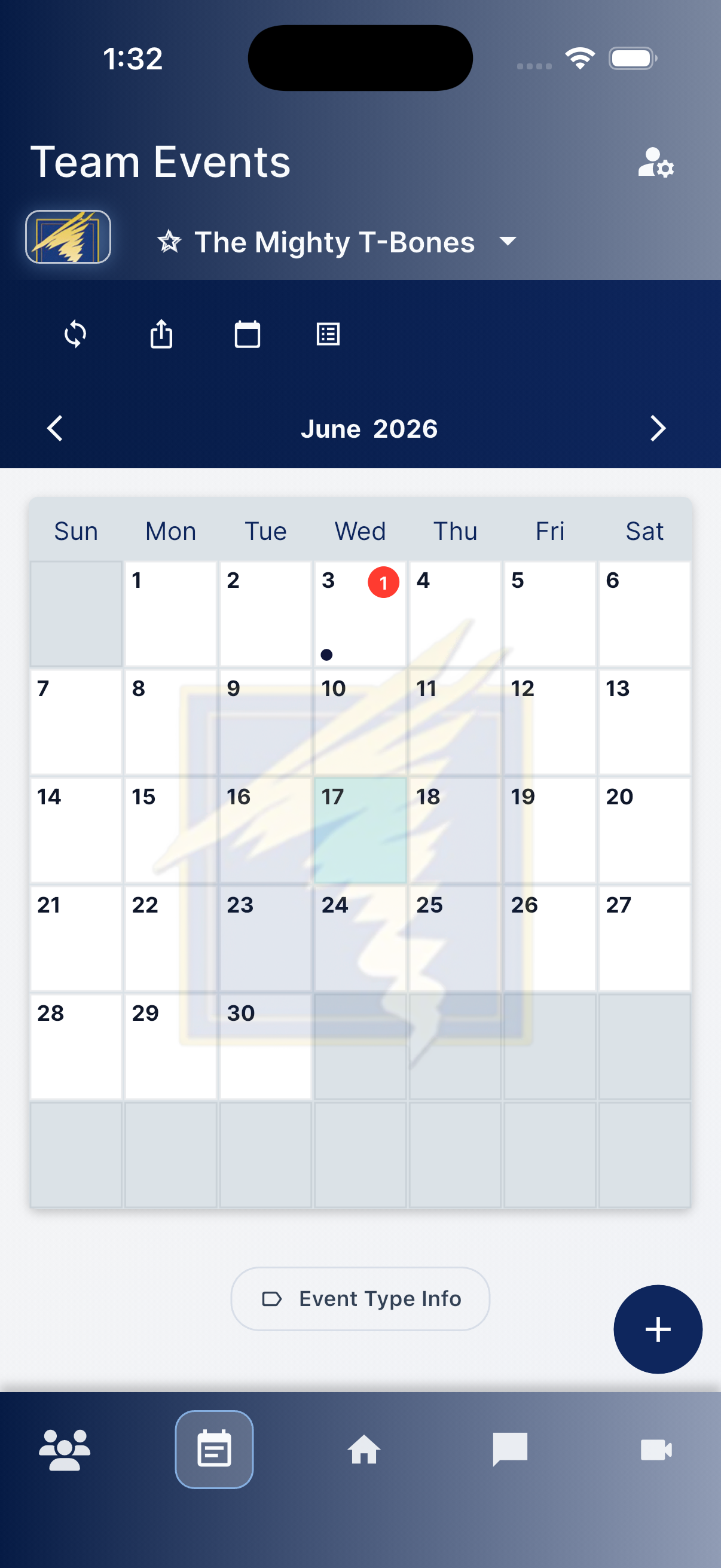 TeamMachine mobile team calendar